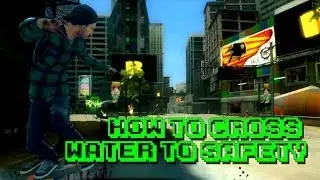 Shaun White Skateboarding Tutorial: How to Cross the Water to Safety