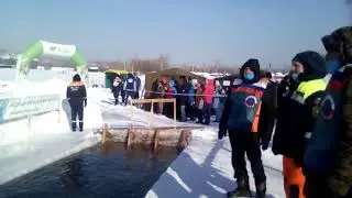 ВОСВОД Кузбасса! Криатлон на озере Красном в Кемерово