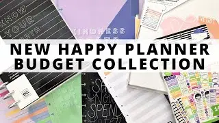 NEW HAPPY PLANNER BUDGET COLLECTION | Undated Planner, Sticker Books & Acessories