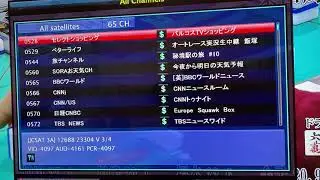 【衛星電視】 60公分天線能收到65個日本頻道，含F1 4K轉播