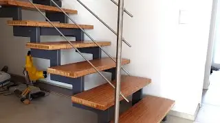 Лестница из бамбука