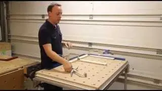 Festool MFT to temporary face frame Clamping table