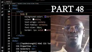 Html CSS Tutorial for Beginners to Advance: 48 HTML & CSS Basics Crash Course - CSS Backgrounds