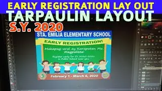 EARLY REGISTRATION 2020 | ADOBE PHOTOSHOP CS6 LAY OUT