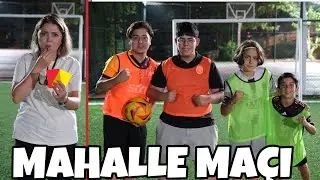 KARANLIKTA ANNEMLE MAHALLE MAÇI YAPTIK CHALLENGE !! CİPS KOLASINA