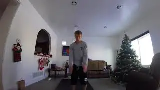 Standing double full landed on flat