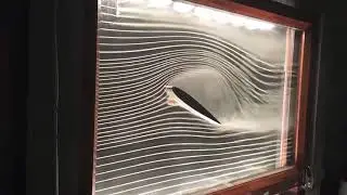 Flow over Airfoil 30 Degree Angle of Attack