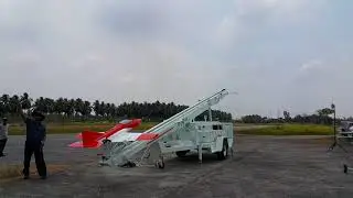 D-210 Target drone in action.