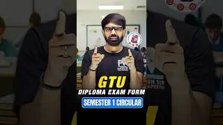 🚨 Diploma 1st Sem Exam Form Dates Announced 🔥 | Don’t Miss Last Date ⏰ | GTU Circular Out Now 📜