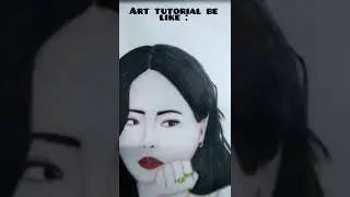 Art tutorial be like : #shorts #art #let's draw something