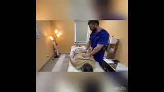 Турок на приёме, не знает русского!!! Болит спина, грудной отдел, работа в офисе.