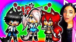 🐺🐾 An ALPHA in an OMEGA School 2 🐺🐾 Gacha Life Mini Movie Fantasy Story Reaction