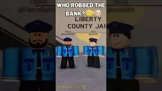 Who robbed the bank 🤔 👴🏻 (Roblox Skit) #shorts #roblox #robloxshorts #robloxmemes #robloxskit