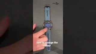 How to change the background colour on Garmin Fenix 7X