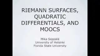 WEPS MOOCs