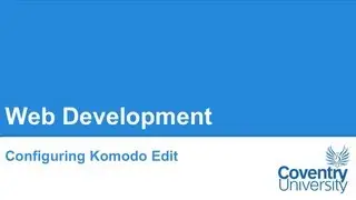 Configuring Komodo Edit