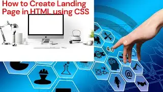 How to create landing Page in HTML