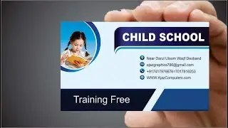 how to create visiting card and business card design in coreldraw part 2
