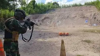 Annihilate the pumpkins 🎃 with the AK 5.45x39