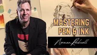 Mastering Pen & Ink: A Tribute to Norman Rockwell | Steve Rude Live Demo
