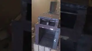 Печка буржуйка из швеллер 10