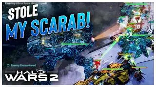He STOLE my Scarab with Ghost in the Machine. That was a mistake. Halo Wars 2