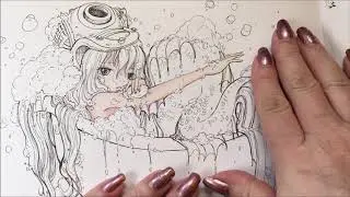 Adult Coloring Pop Manga - Mermaid Part 1 of 2