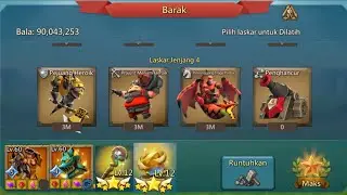 FINALLY 3 ACCOUNT RALLY TRAP PARTY..OVERVIEW COMP & STATS 3 ACC TRAP PARTY..LORDS MOBILE