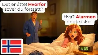 🇺🇸 Wake Up & Start Your Day 🌅 | Learn Norwegian Through Morning Routines (A1-A2)