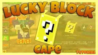 Pixel Gun 3D (CAPE TUTORIAL) Cape - 10 Lucky Block