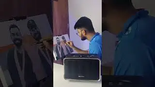 Painting Rohit and Virat 🏆🏅#t20worldcup #worldchampions #cricket