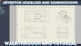 Complete Inventor Tutorial Video with Constraints #autocad #inventor #solidworks