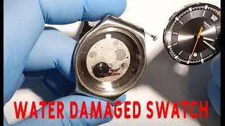 How to fix water damaged swatch