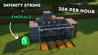 Minecraft AUTOMATIC String + Emerald Farm | Only 1.21 💚💎
