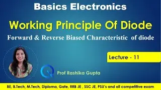 Lect: 11 Working Principle Of Diode | V-I Characteristic Of Diode