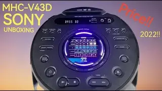 SONY MHC-43D High Power Audio System with BLUETOOTH | UNBOXING | Hindi + Urdu