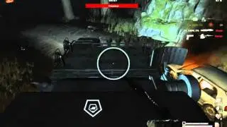Warface... баг на зомби !!!(я на машине!!!)