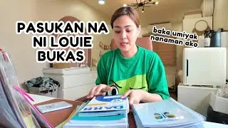 NIREADY NA ANG MGA GAMIT SA SCHOOL NI LOUIE + PANO KO IREVIEW SI AYI? | AustriaFamilyVlogs