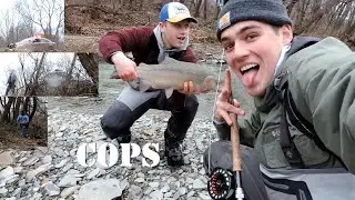 POLICE CHASE Urban Steelhead Fishing
