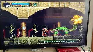 Castlevania SOTN Punch makes green woman thing go BOOM