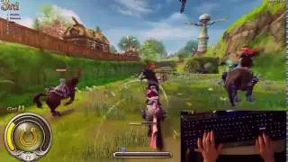 Alicia Online Slidejump with my Keybord