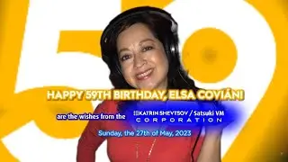 Happy 59th Birthday to Elsa Covián! 🥳🎉🎊🎈🎂🎁👏👏👏✌✌😁🥰