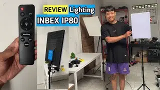 INBEX IP80 LIGHTING REVIEW | SMALL THIN BRIGHT | SUITABLE FOR CONTENT CREATORS