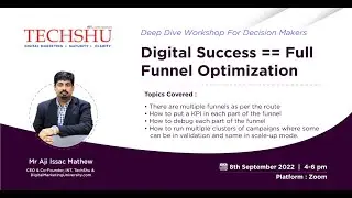 Digital Success=Full Funnel Optimization: A Deep Dive Workshop for Decision Makers