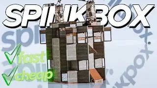 The spinkBOX - 2X1 - Insane SNOWBALL Base - ONLINE RAID TANK - RUST Base Designs 2025