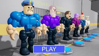 ALL MUSCULAR BARRY MORPHS l HARD MODE! BARRY'S PRISON RUN! 