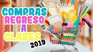 COMPRANDO ÚTILES ESCOLARES para el REGRESO A CLASES 2019 | Bellamontti Vlogs