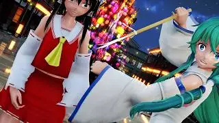 【東方MMD・ぱんつ注意】レイサナが 絶対敵対メチャキライヤー 【4K】