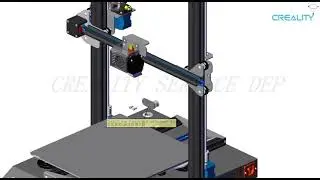 Service tutorial CR 10S Pro V2 replace X axis belt adjustment