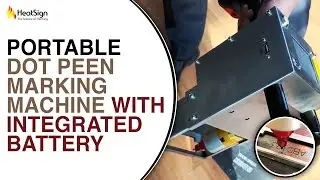 Fully Portable Dot Peen Marking Machine with Integrated Battery